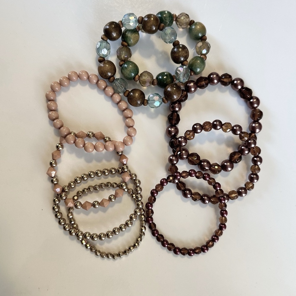 5 for $25 sale!!  Beaded bracelets